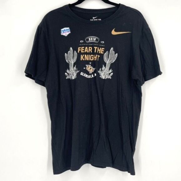 The Nike Tee Men's Fear The Knight Playstation Fiesta Bowl T-Shirt Black Large - Picture 1 of 8